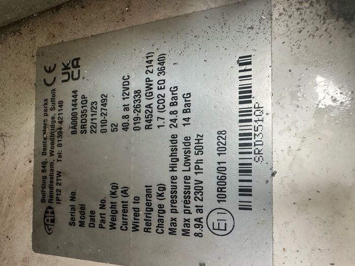 GAH Refrigeration Medium Panel Van Unit