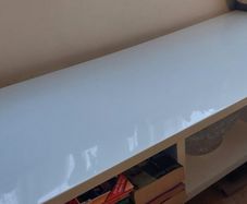 White coffee table