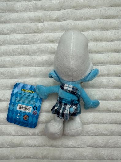Gutsy Scottish Smurf Approx. 10" Plush Stuffed Animal 2013 Peyo Dirty Please look at the pictures
