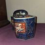 Antique hand painted Ironstone double biscuit jar Image 2