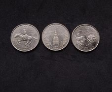 United States : (3) State Quarter Dollars