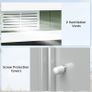 9ft x 4ft Corrugated Garden Metal Storage Shed Image 7