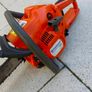 Husqvarna 120 Mark II chain saw in excellent working condition which starts half pull. Image 2