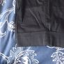 Black knee length cotton shorts Image 3