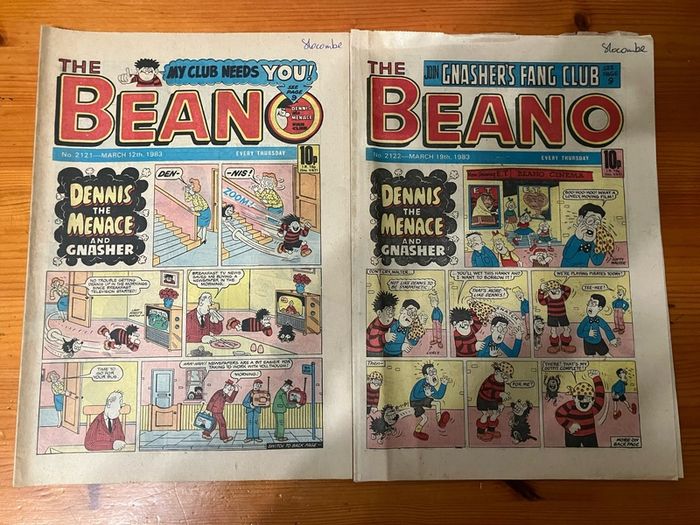 Comics: 'The Beano' 1983 (38 numbers)