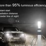 2pcs H4 3 Color 60W 9600Lm Headlight 6000K/4300K/3000K 12V Yellow Fog Lights for car Brightest Led Lamp Copper Cooling Led lights Image 3