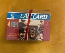 Telecom Eireann Call Card Irelands First Public call box, Dublin 1925  Mint Condition
