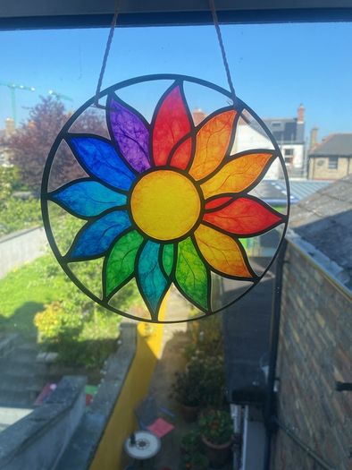Suncatcher with vibrant colours
