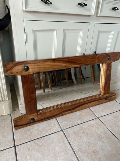 solid wood mirror