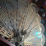 Antique brass framed mirror Image 9