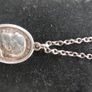 Vintage Sterling Silver 925 Pope Paul VI Holy Medal  Necklace - Religious Christian Silver Gift Pendant for Men and Women - Catholic Gift 6,8g length -18" Image 2