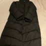 Girls winter coat from Next Black longline padded age 12 13 14 Image 2