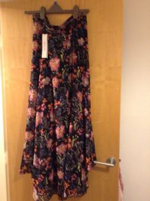 Religion chiffon size 18 floral maxi skirt brand new