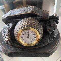 Bronze Golf Kit Clock