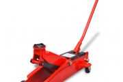 Low-Profile Hydraulic Floor Jack 3 Ton Red