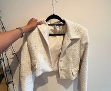 Zara white jacket
