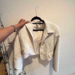 Zara white jacket