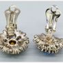 Vintage Signed Sphinx Diamante CLip On Earrings Image 3