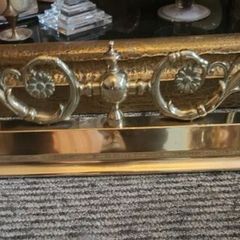 Magnificent 6ft 3ins Brass fender