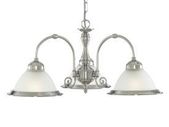 American Diner Satin Silver Pendant Light