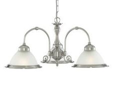 American Diner Satin Silver Pendant Light
