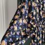 ZARA Floral Batwing Drop Waist Dress Sz XXL (Fit 12-16UK) Image 3