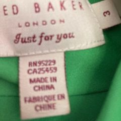 Ted baker green midi dress