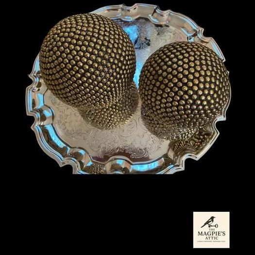 Vintage decorative balls/ carpet bowls