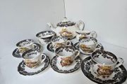 Palissy Royal Worcester Game Series Tea Set