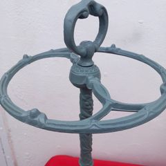 Cast iron umbrella/stick stand.