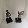 Metal sculpture Boy and Girl Image 2