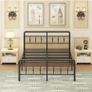King Size Bed Frame with Victorian Headboard and Footboard Image 4