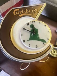 carlsberg clock/light 60's