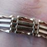 Vintage Gold 375 Bangle Bracelet Heart Locket 9 Ct Gold 15,0g Image 2