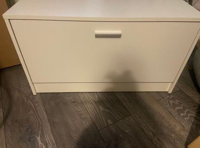 Vidaxl Shoe Storage Bench White 80x24x45 Cm