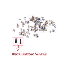 For iPhone 7 Plus Full Complete Screw Set Repair Fix With 2 Black Bottom Screws - FHT27IPFC