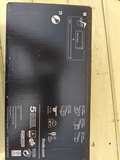 Thule WingBar Evo 47" black roof bars