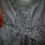 ladies black v neck short dress Image 4
