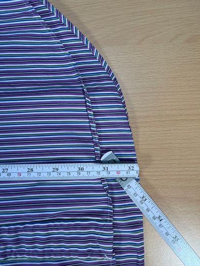 Ralph Lauren Button Down Shirt - Size XL -Striped Classic Fit - Purple Blue