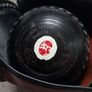 Pair of Vintage Thomas Taylor Lignoid Bowls (Size 5) + Real Leather Bag Image 4