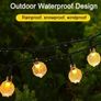 40ft 66 LEDs Solar Garden Light with 8 Modes Crystal Big Balls Solar Powered Waterproof for Camping Tree Patio Yard Wedding Party Decoration Image 5