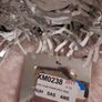 Large white and silver tinsel wreath Image 3
