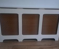 Wood radiator cover