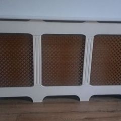 2 wood radiator covers Cream