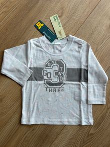BNWT Benetton top, size 74cm (9-12months)