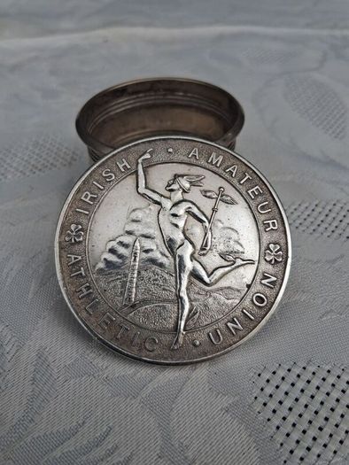 Sterling Silver Irish National Long Jump Medal 1949(48.4 grams)