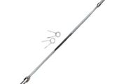 7ft Olympic Barbell + spring clips (new)
