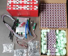 battery   pack with  cell Samsung  18650 30Q 3000mAh smart  UART/Bluetooth included to build  battery  pack 15s8p