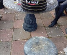 bulmers ice bucket and collection of glasses