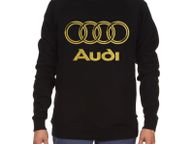 main image for ad Audi Logo Sweatshirt Gold Glitter Logo Audi Sweatshirt Audi Jumper Glitter Audi